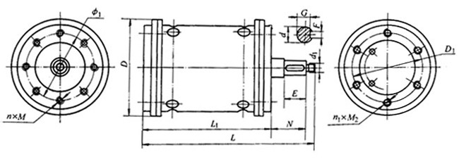 YGJϵ���ͽ�ʽ�LͲ�����ஐ��늄әC���γߴ磨IP10��